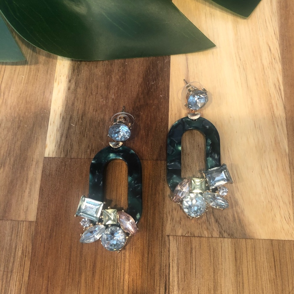 TORTOISES STATEMENT EARRINGS